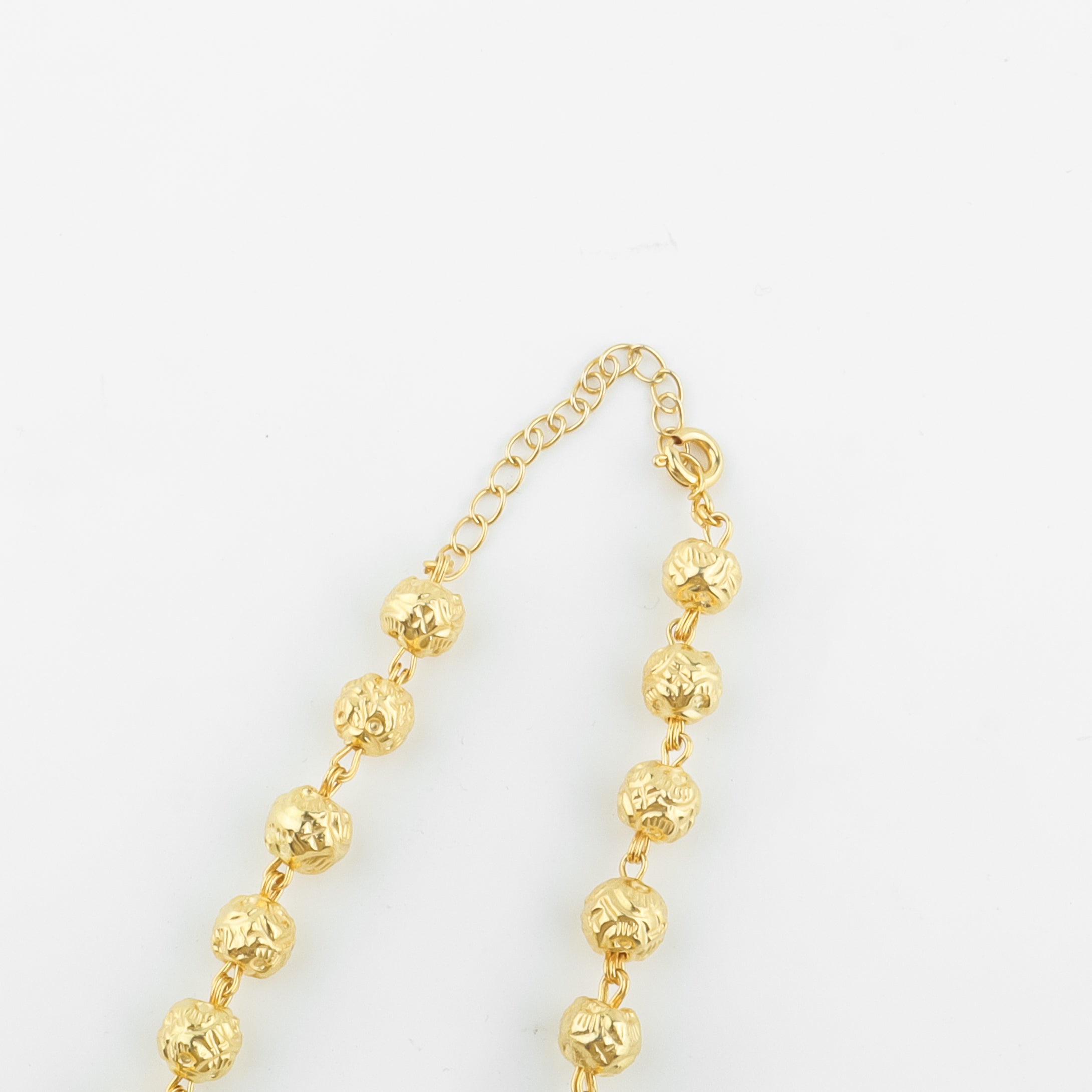 Gold 3 layer mohan maal necklace | 92.5 Silver | 22K Gold Plated