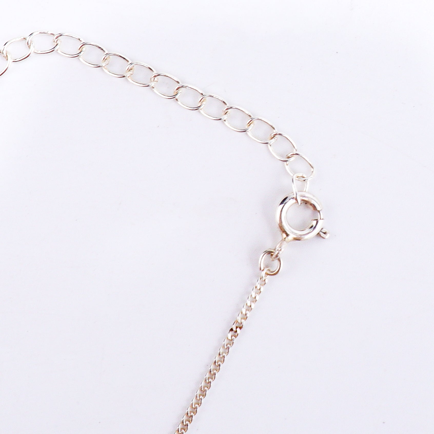 Hope pendant silver necklace styled with modern outfit