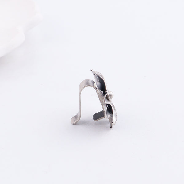 Oxidised Soorajmukhi Earcuff