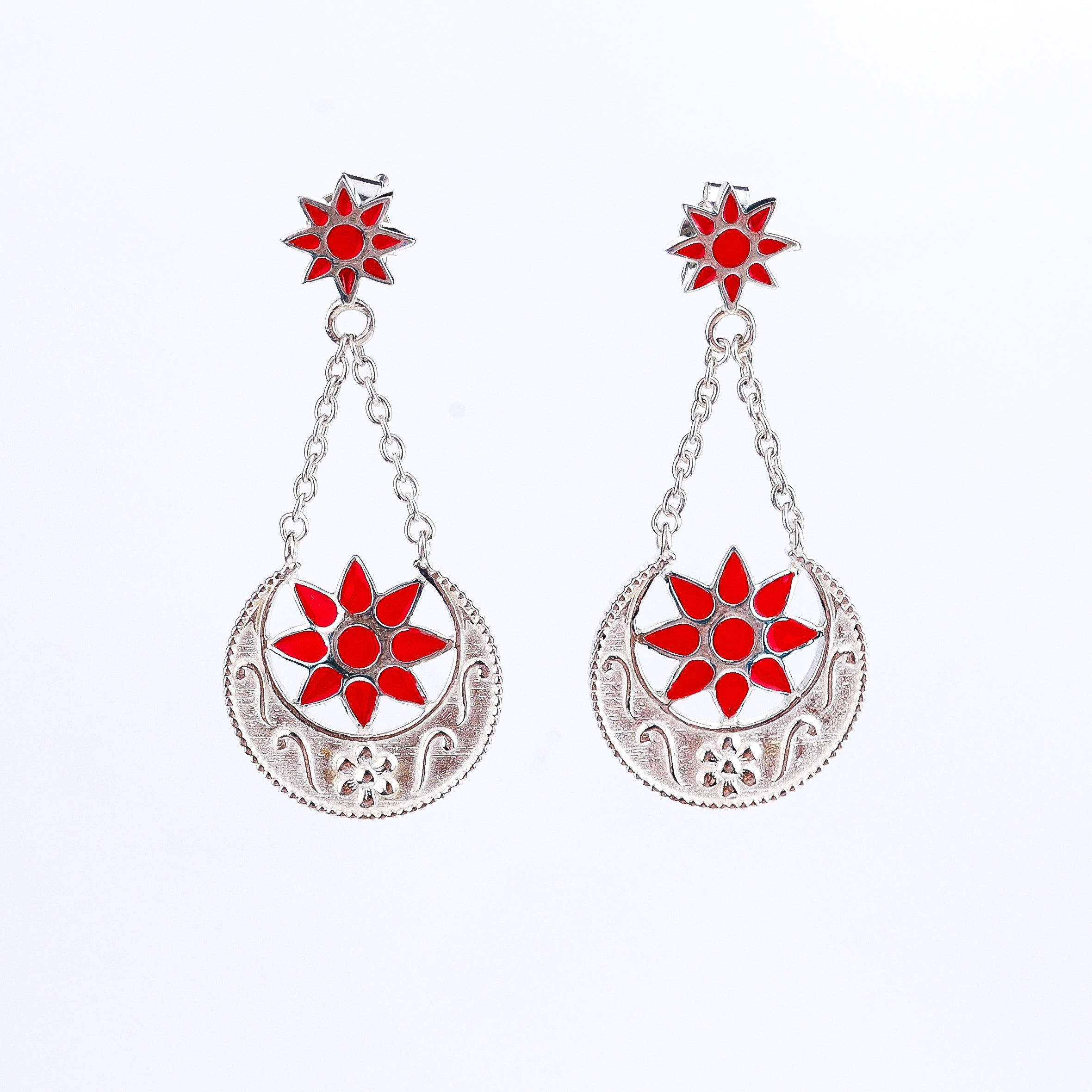 Chand Phool Meena Earrring