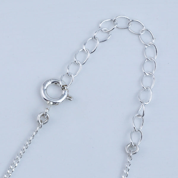 Enamel Flower Pendant Necklace