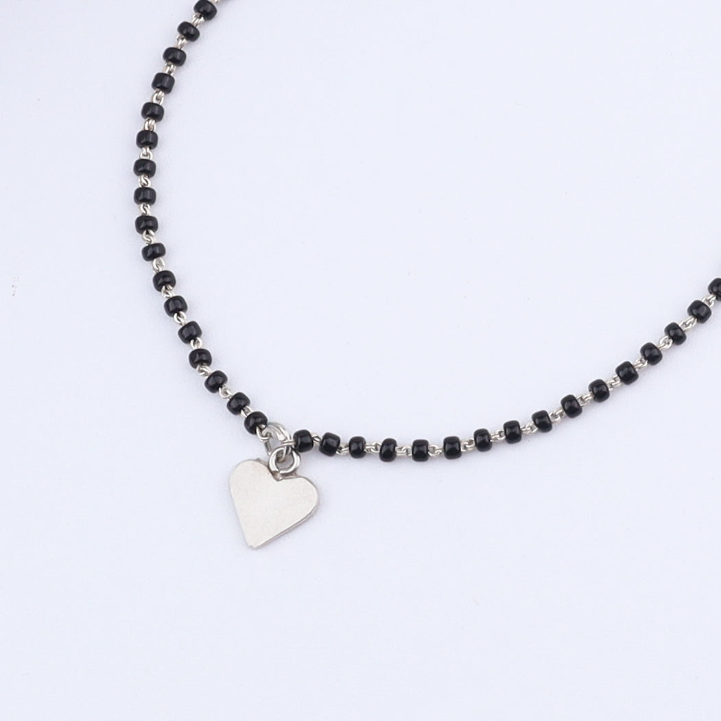 Silver Charm Mangalsutra bracelet