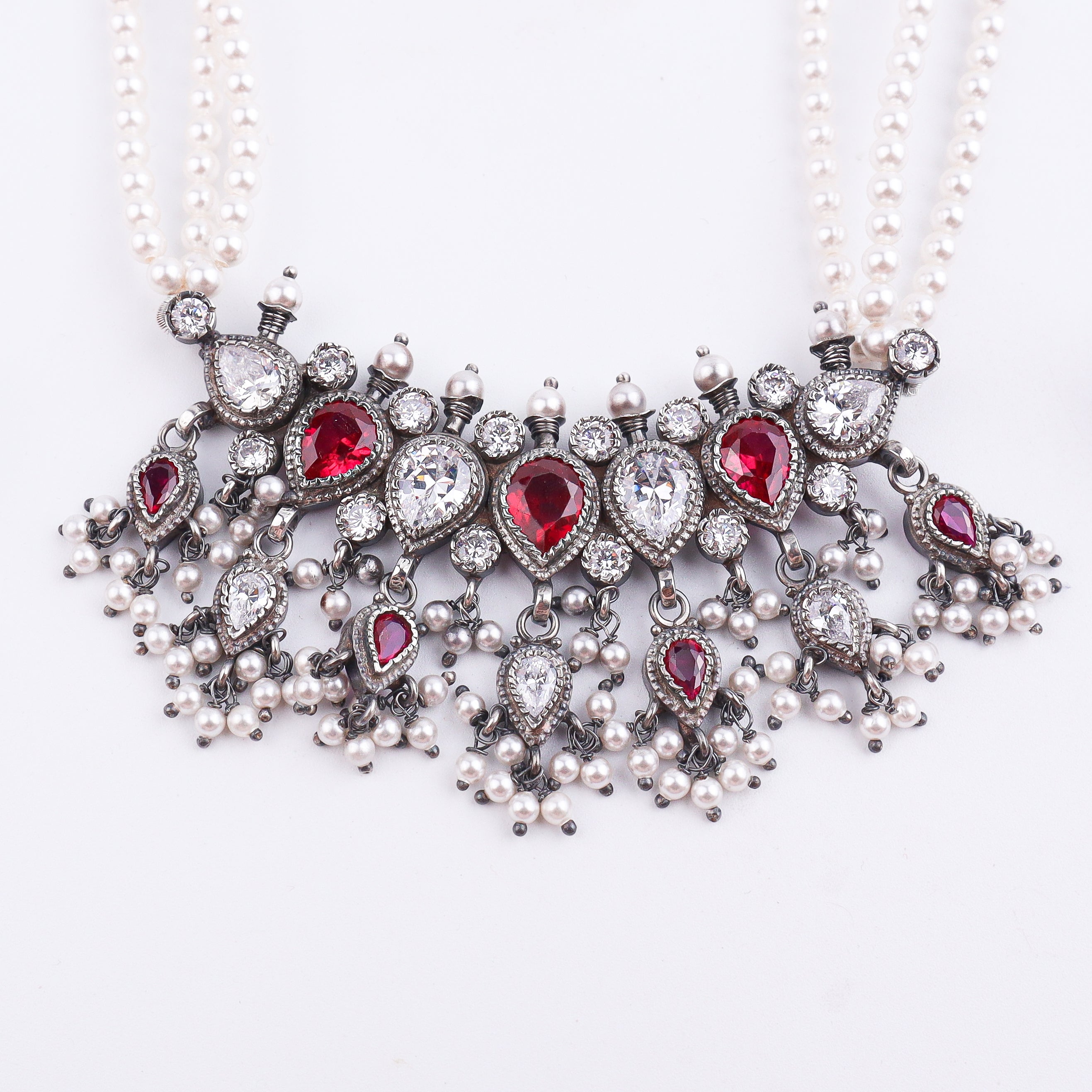 Mithila’s Favourite Tanmani Set with Pearls