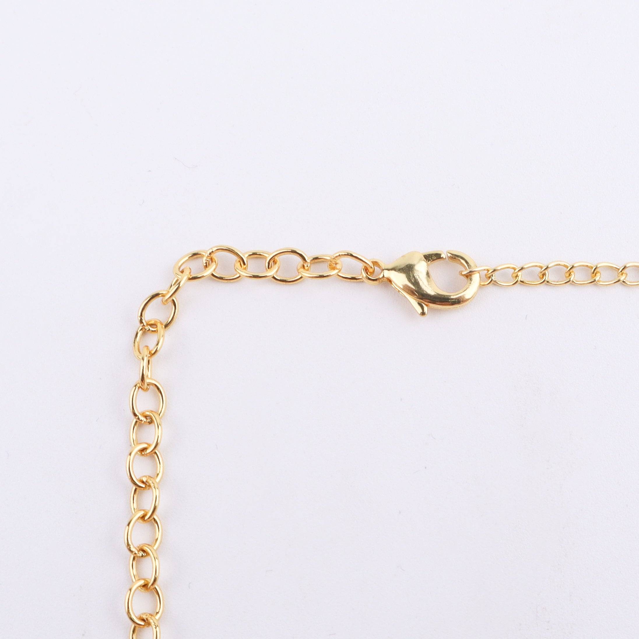 Brass Moon Phase Fashion Necklace