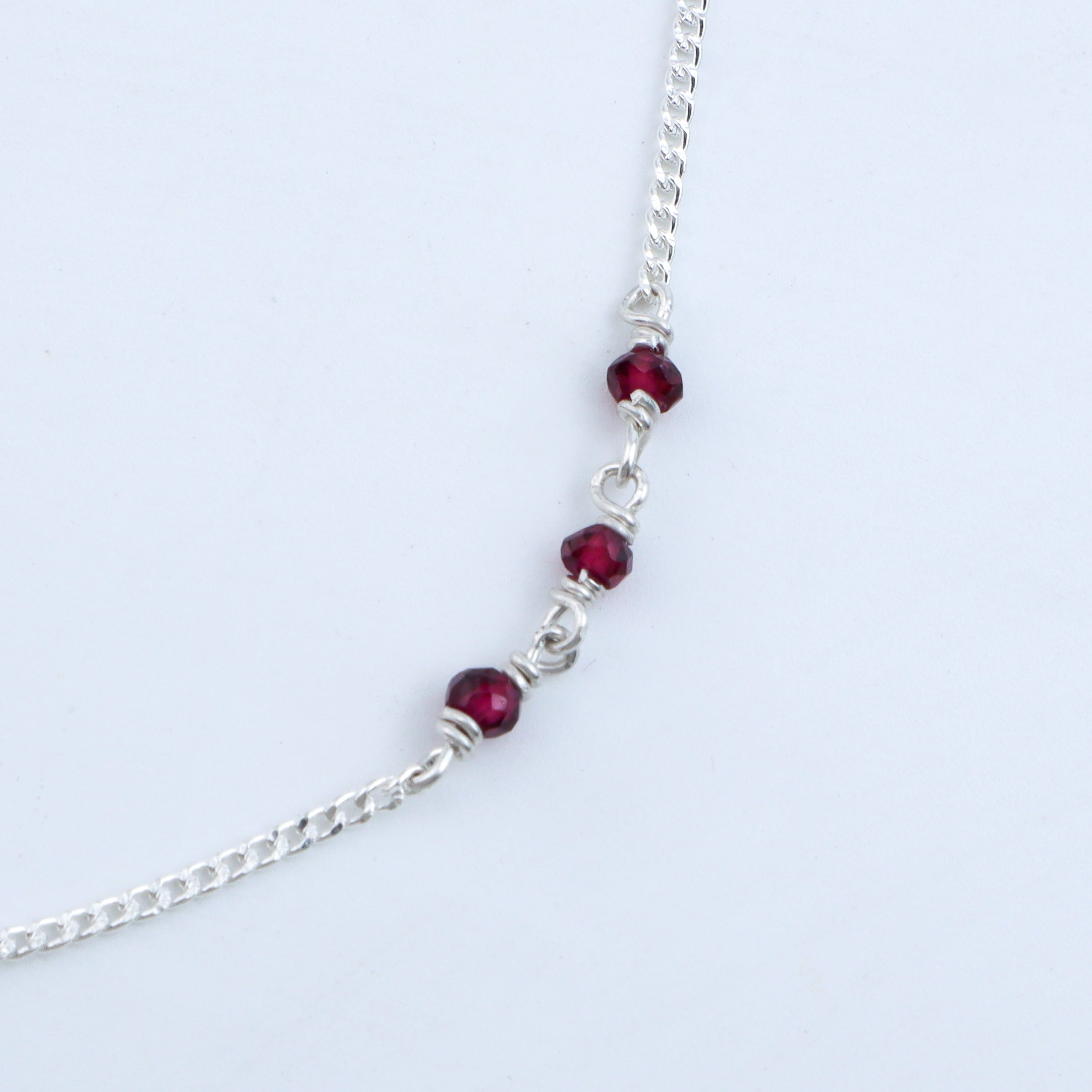 Enamel Flower Necklace with Latkan