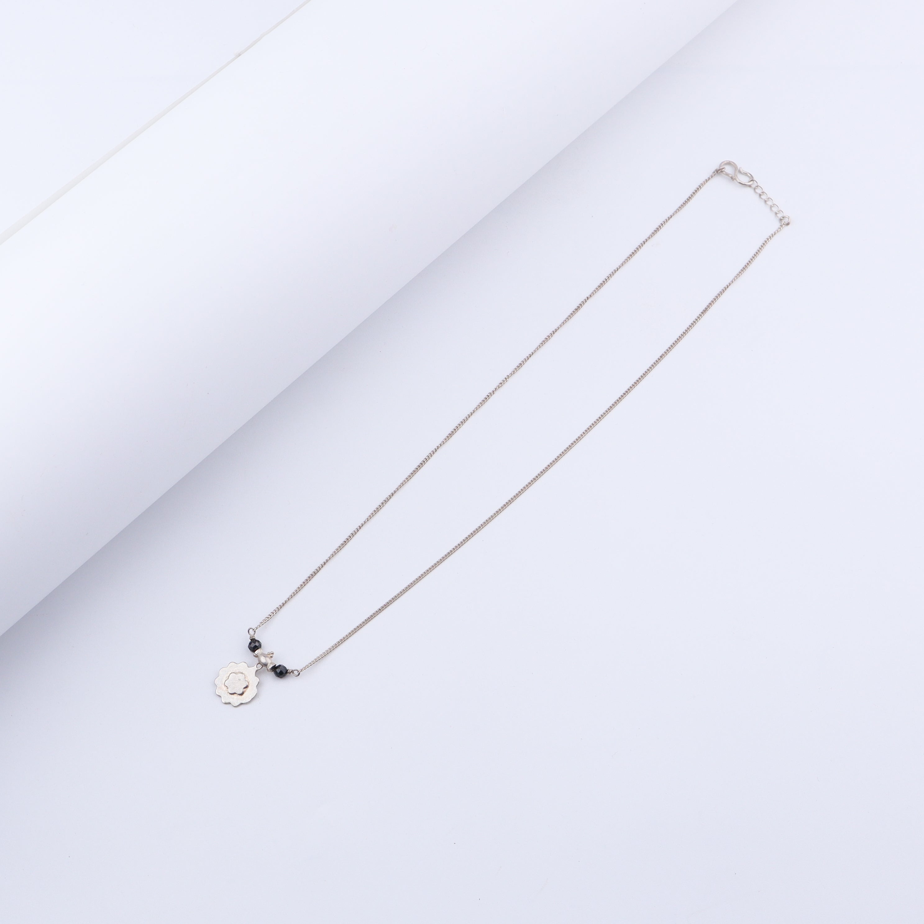 Silver Saaj motif Mangalsutra