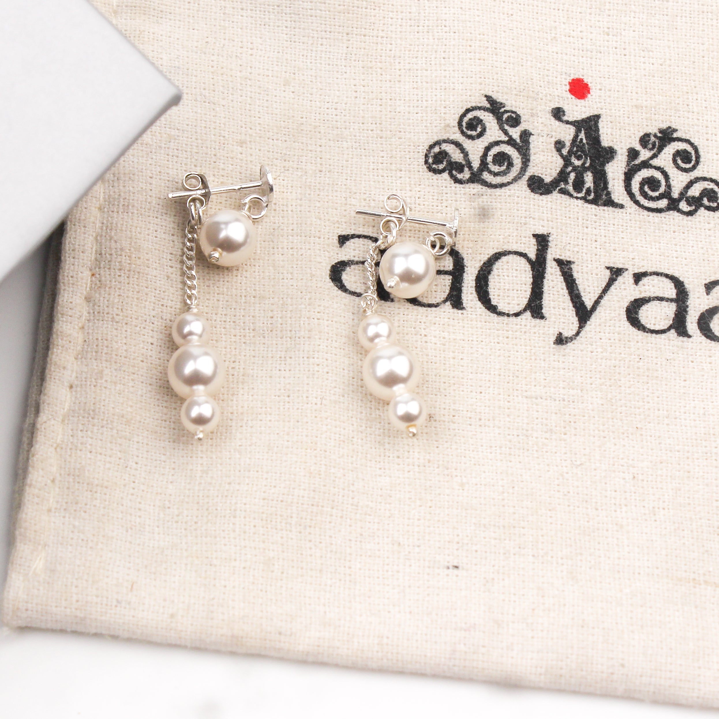 Pearl Drop Earrings (Project Handmade)