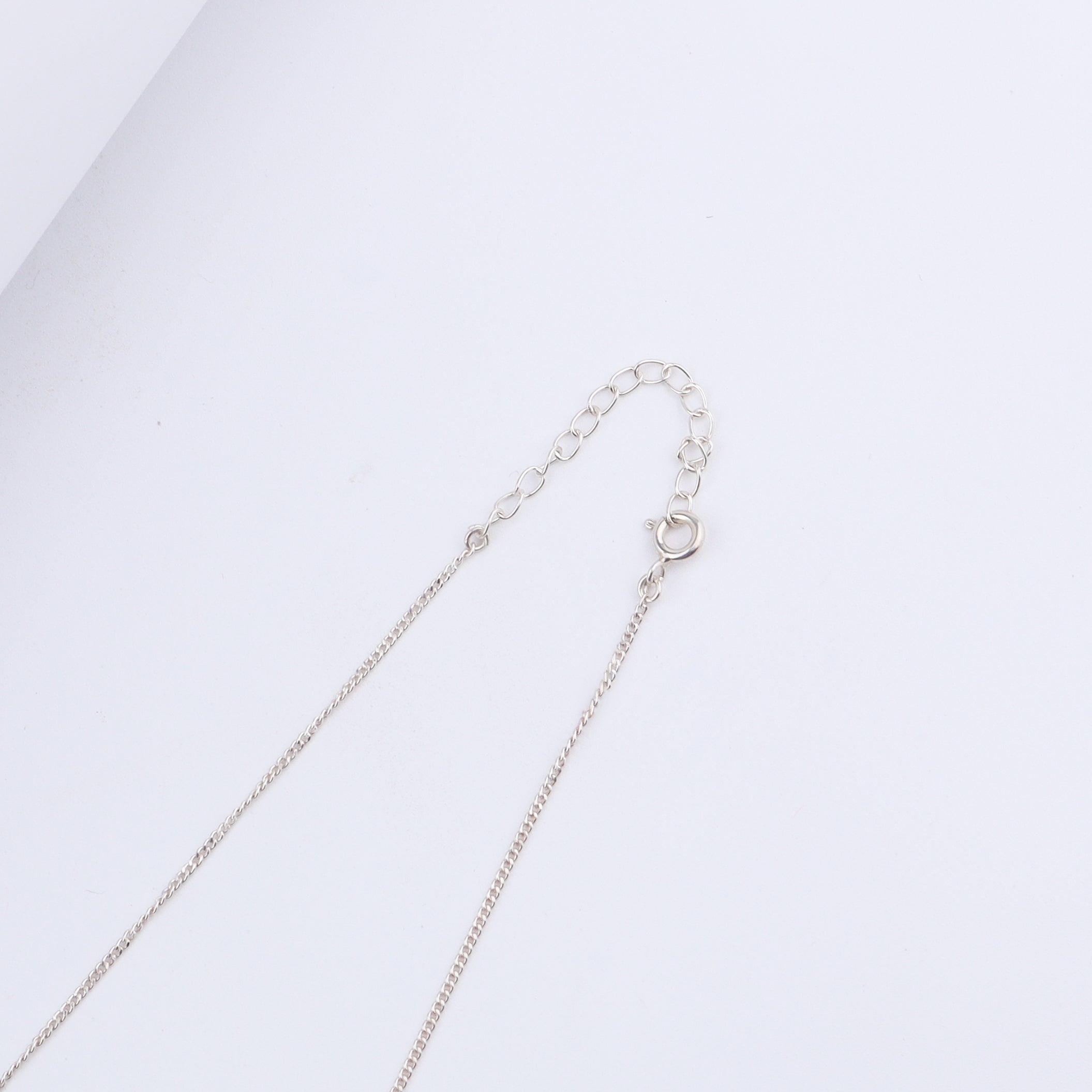 Black Spinel Silver Chain Mangalsutra