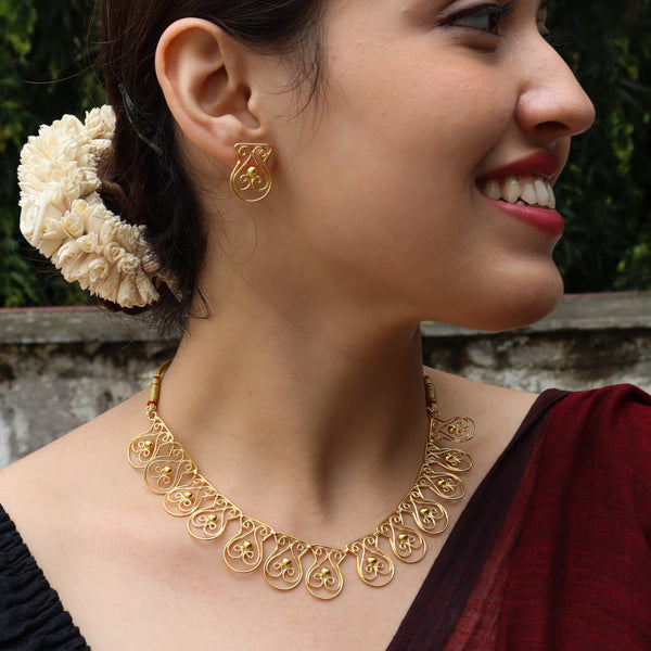 Silver Ghat (ą¤ą¤”ा) Nakshi Set | 92.5 Silver | 22K Gold Plated