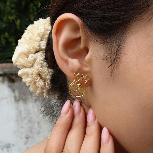 Silver Ghat (ą¤ą¤”ा) Nakshi Set | 92.5 Silver | 22K Gold Plated