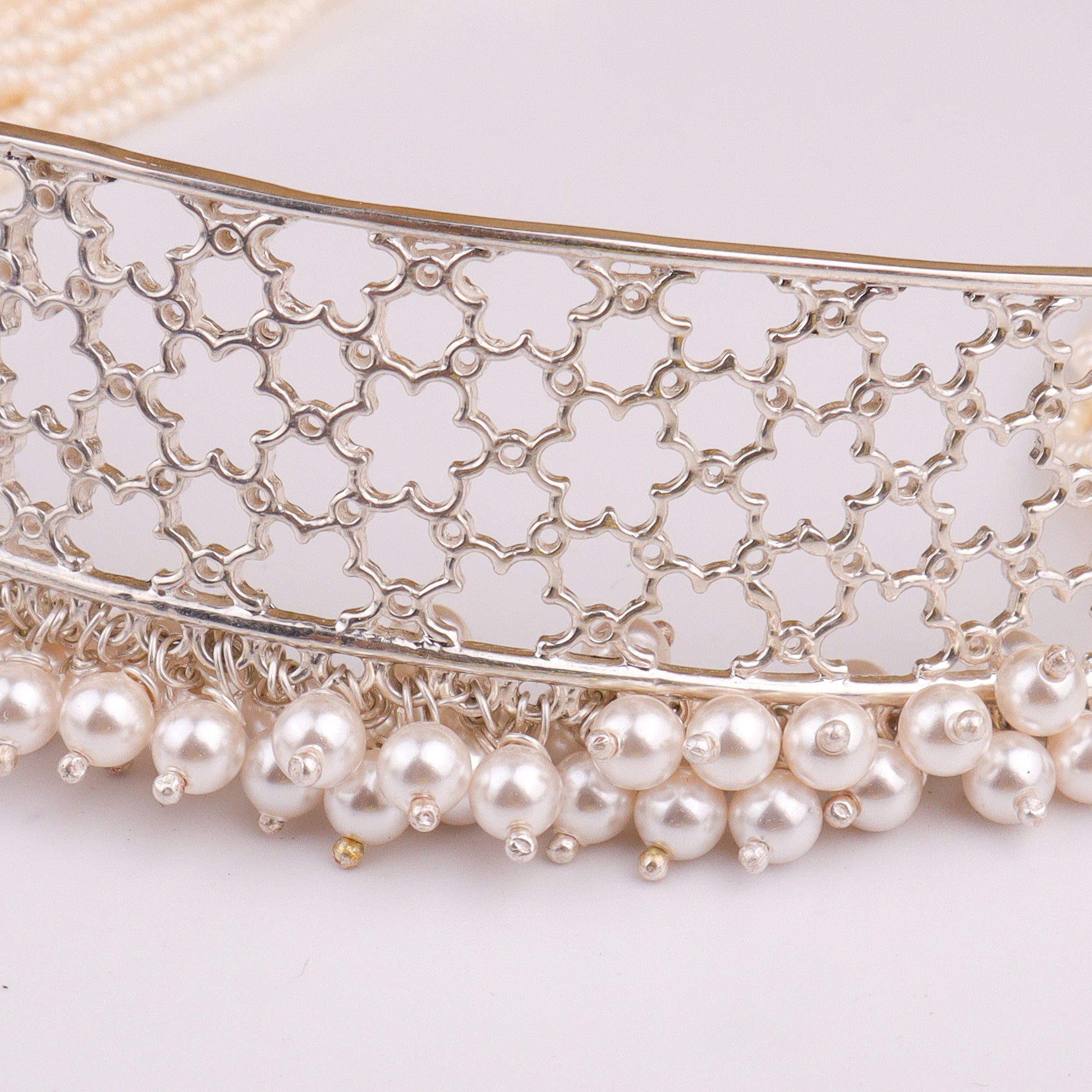 Pearl Jharoka Nakshi Choker Set