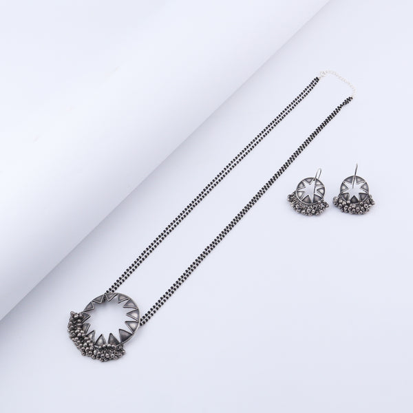 Signature Aadyaa Chakra Ghungroo Mangalsutra Set