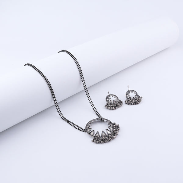 Signature Aadyaa Chakra Ghungroo Mangalsutra Set
