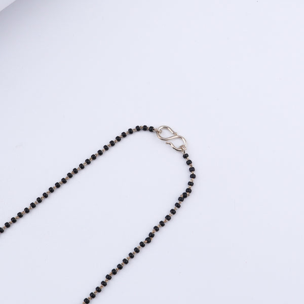 Silver Saaj motif Mangalsutra