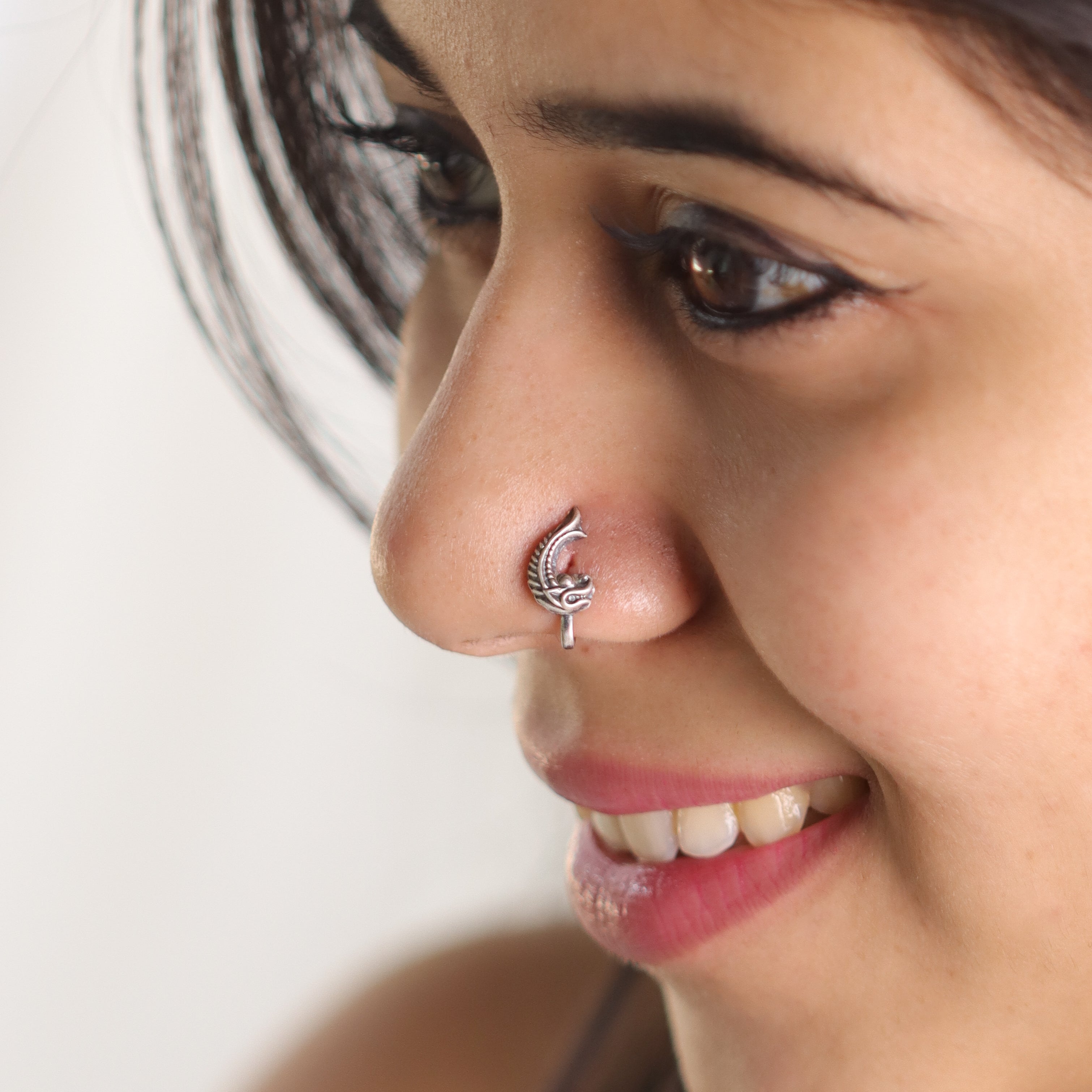 Matsya Nose pin (Clip on)