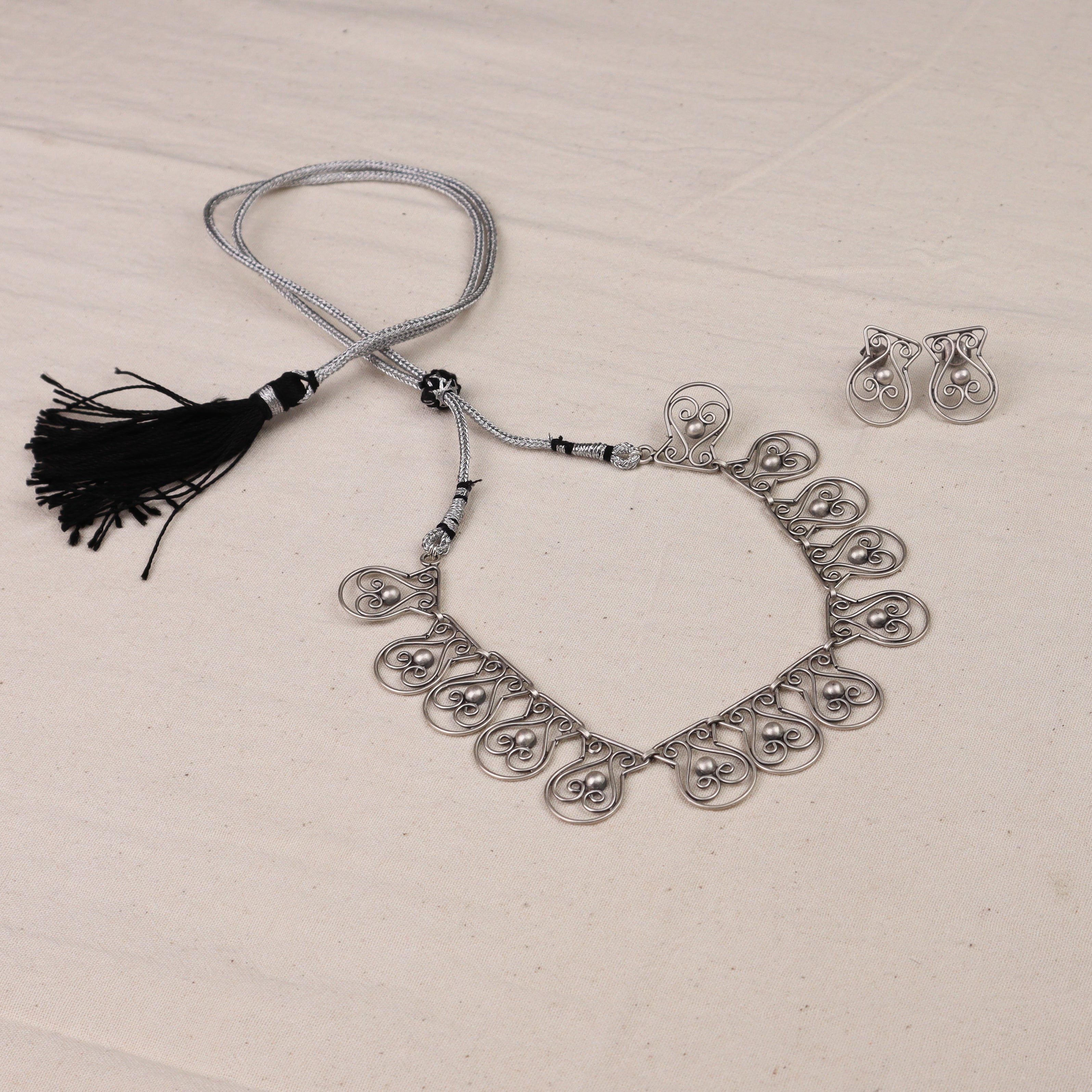 Silver Ghat (घडा) Nakshi set