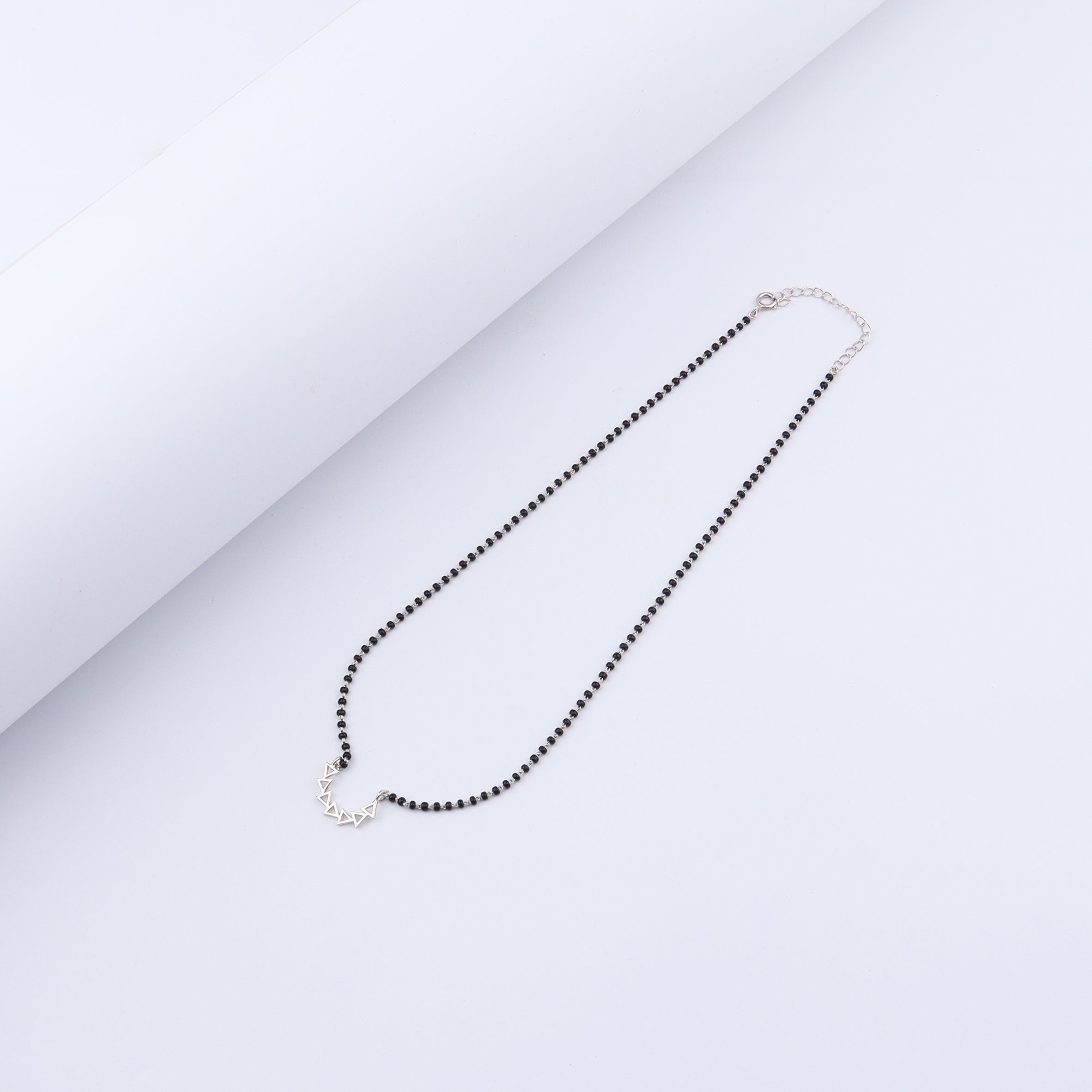 Silver Triangle Nath Mangalsutra
