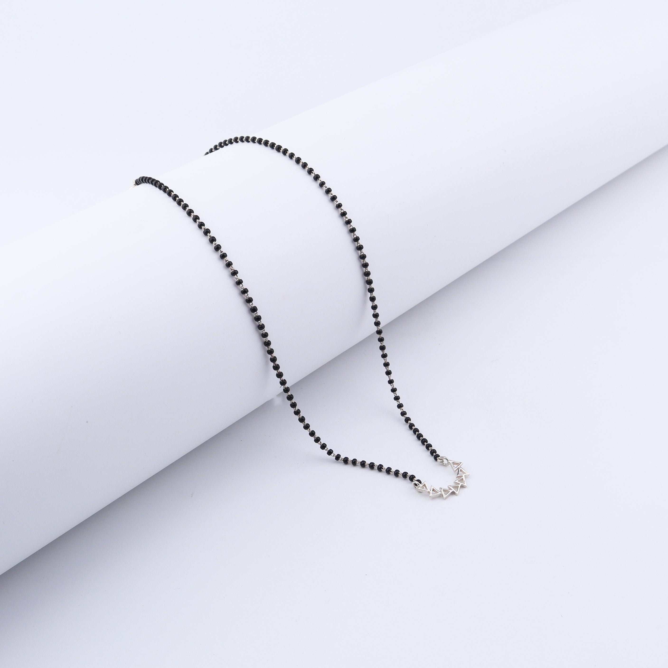 Silver Triangle Nath Mangalsutra