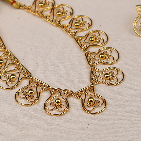 Silver Ghat (ą¤ą¤”ा) Nakshi Set | 92.5 Silver | 22K Gold Plated