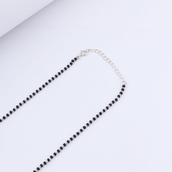 Silver Petals Mangalsutra