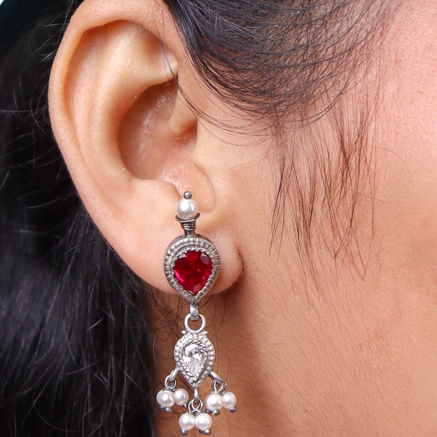 Mithila’s Favourite Tanmani Set with Pearls