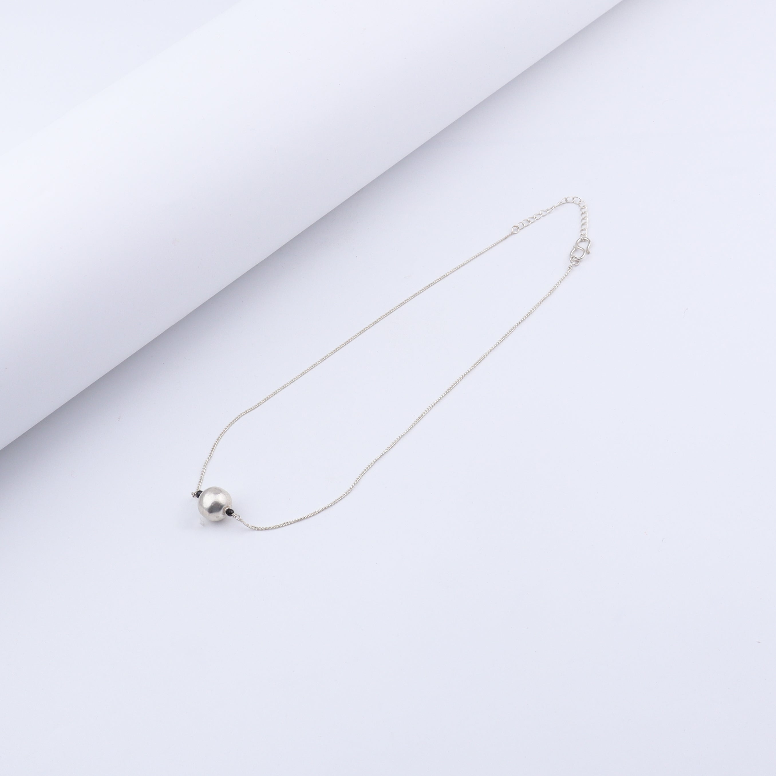 Silver Chain Tribal Motif Mangalsutra