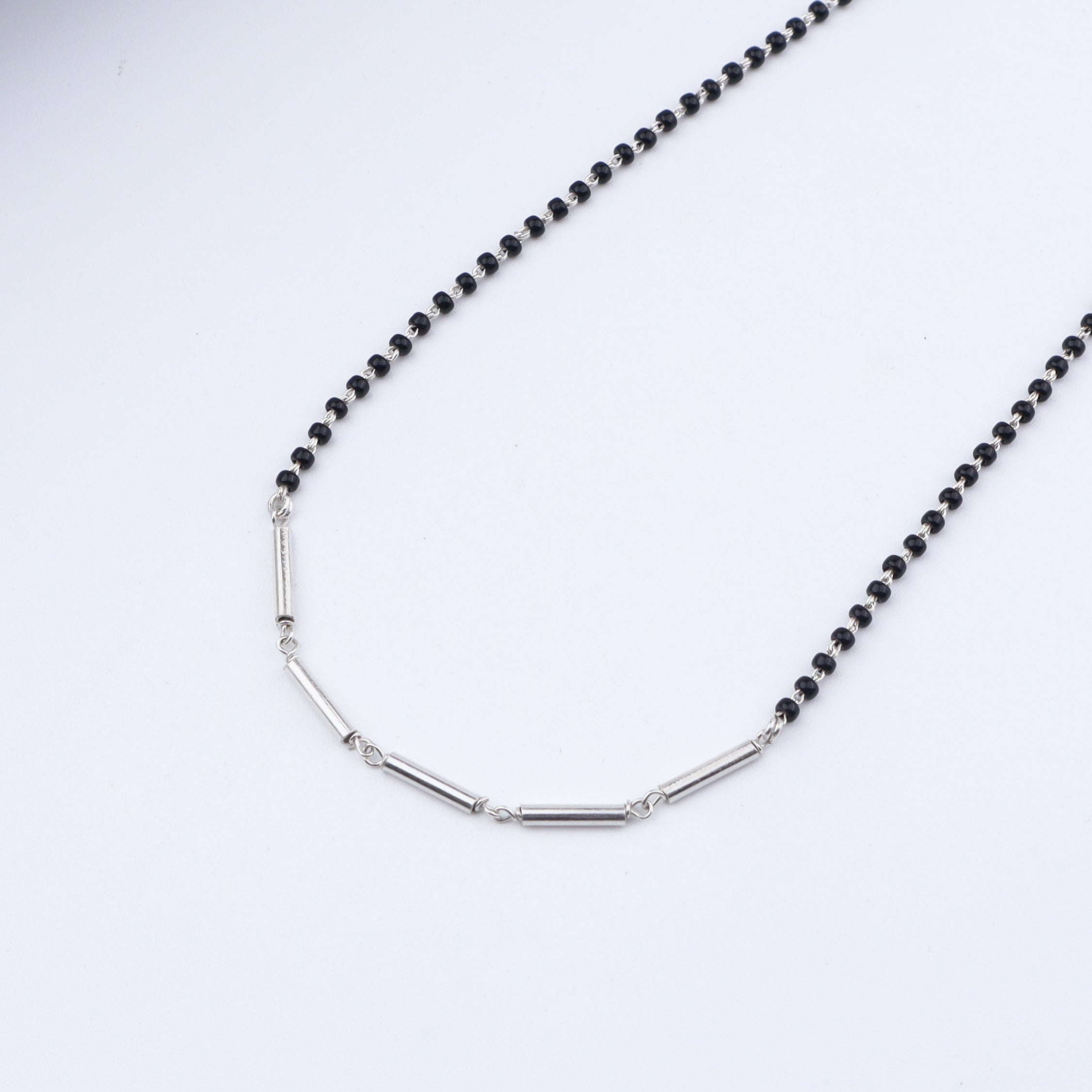Silver Pipes Mangalsutra