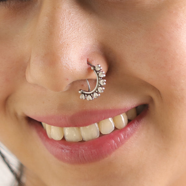 Silver Heart Nath (Left, Pierced)