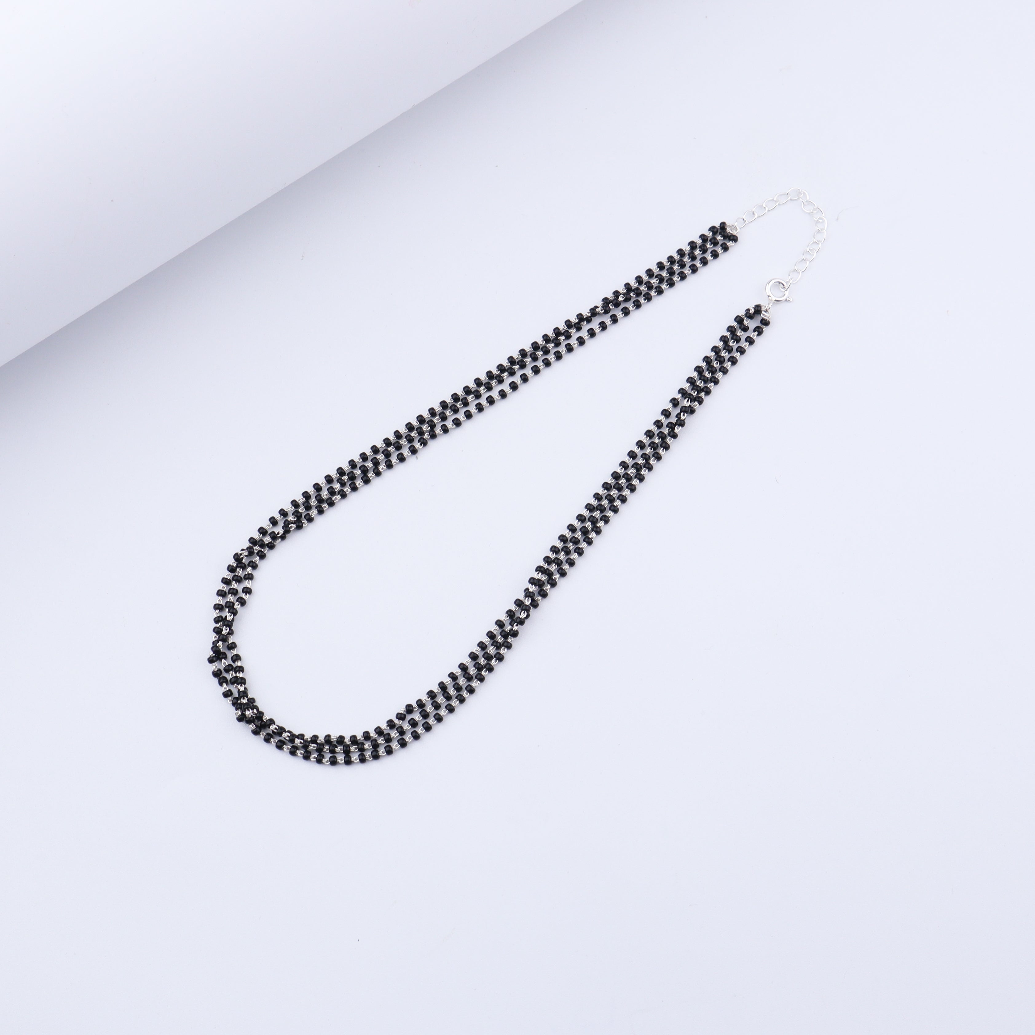 Handmade Silver Three layered Mangalsutra