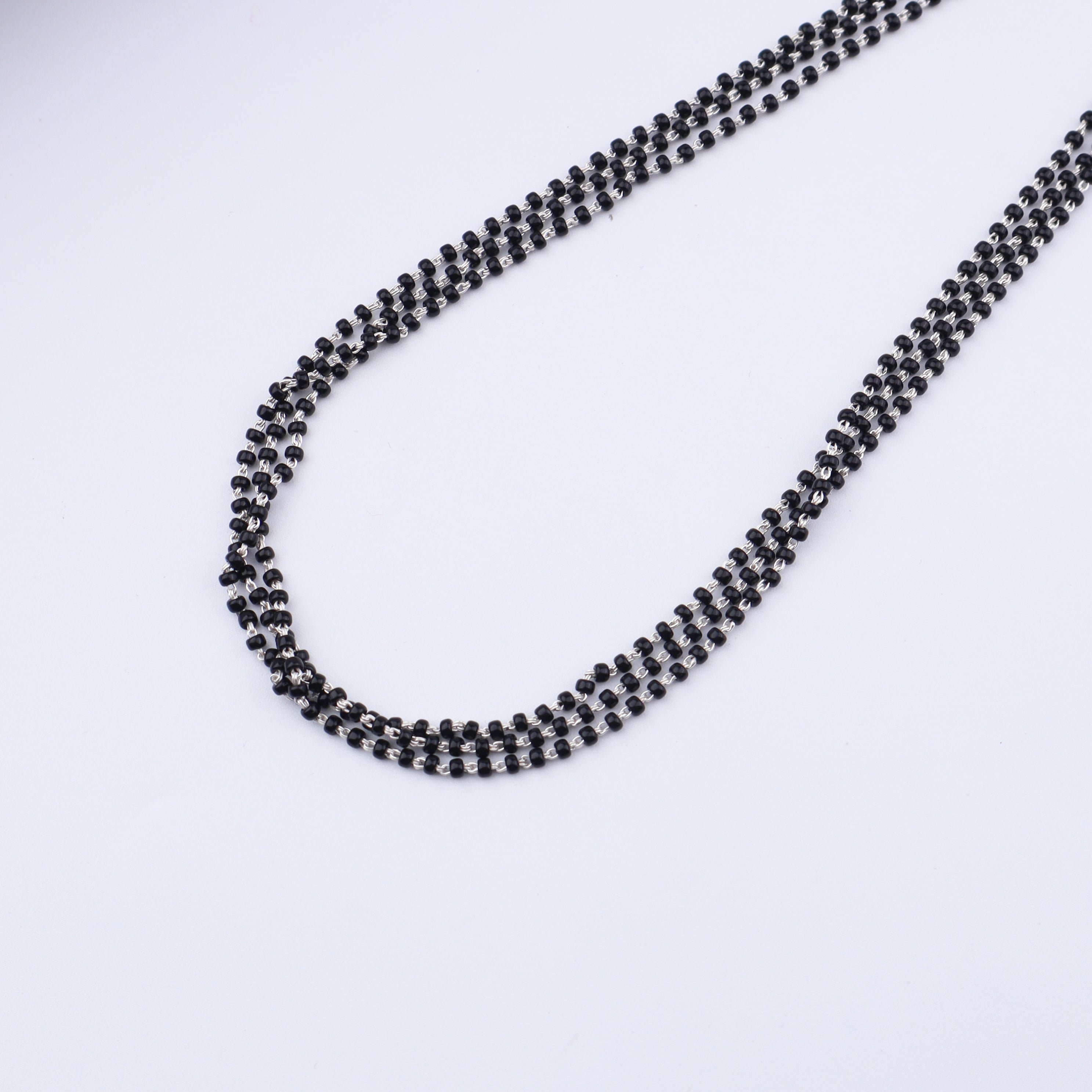 Handmade Silver Three layered Mangalsutra