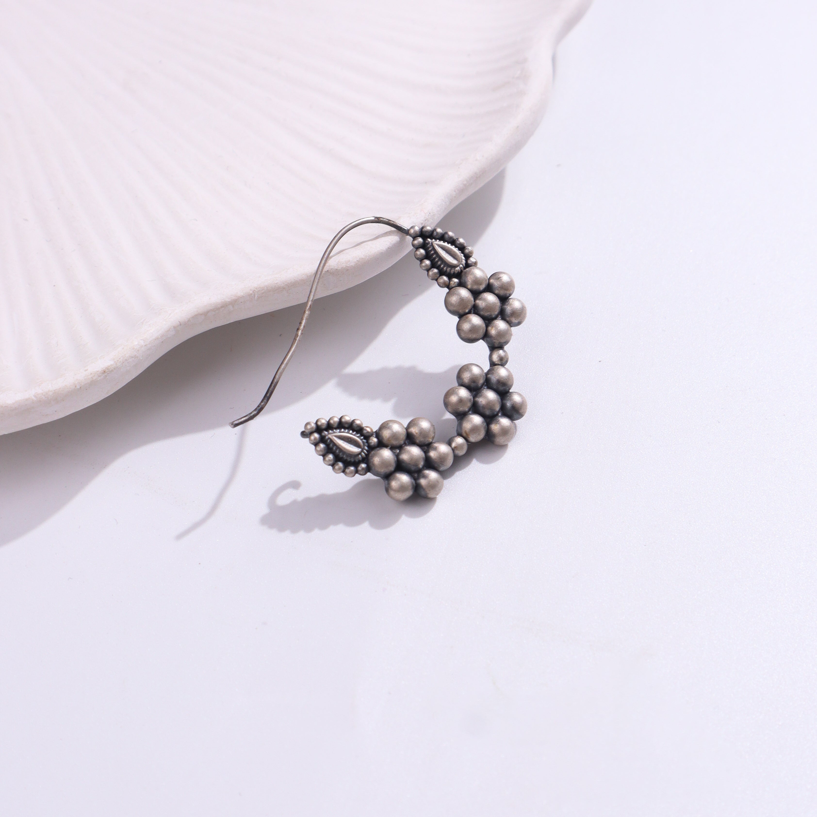 Silver Maharashtrian nose ring