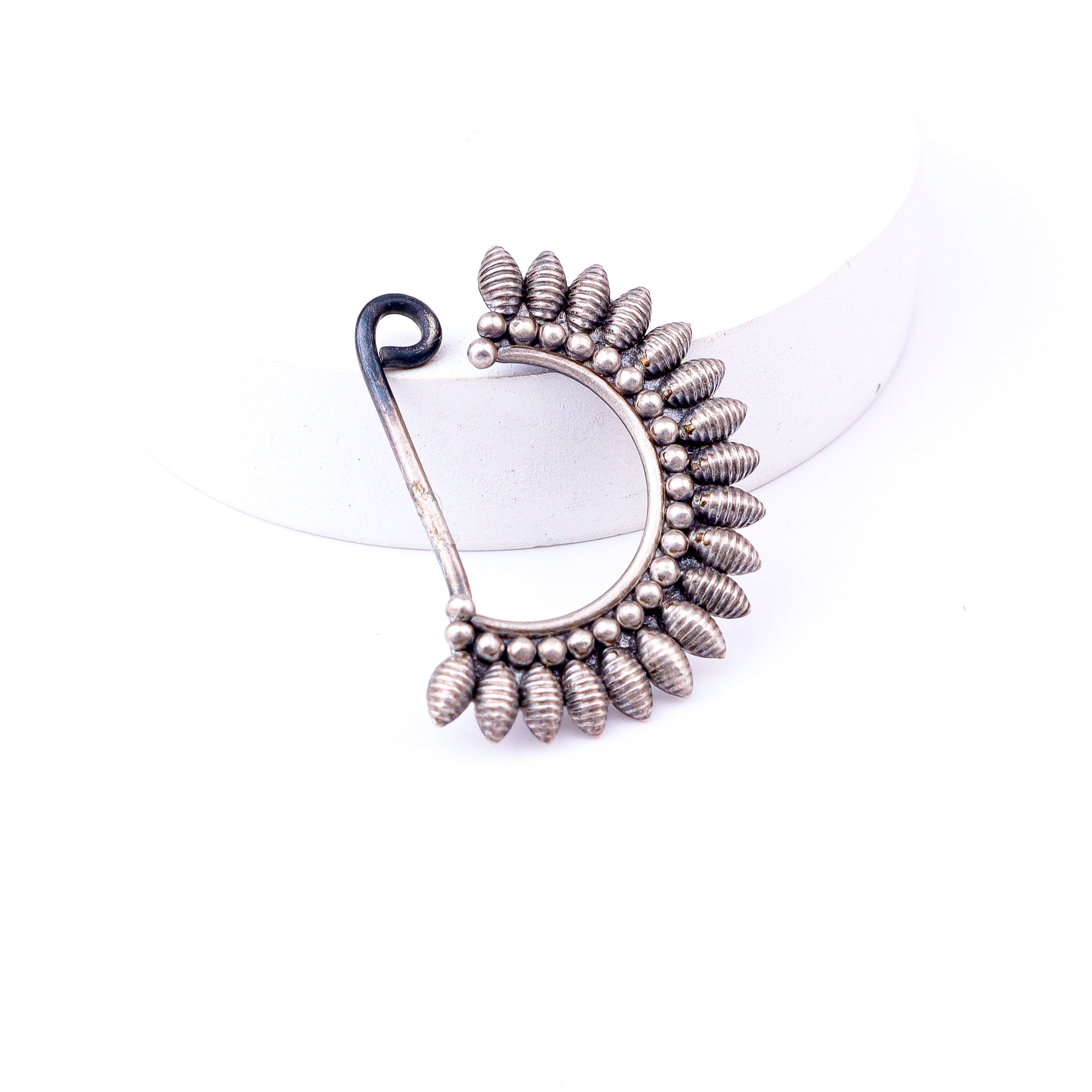 wear filigree petal nath left clip on for traditional styling