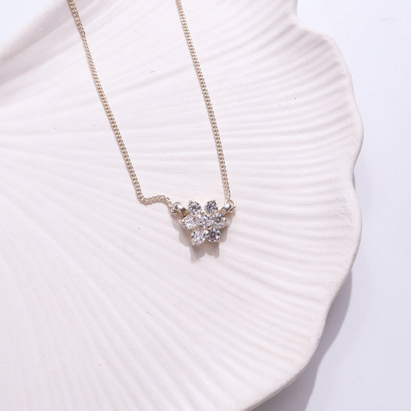 CZ flower chain - Big | CZ | 92.5 Silver