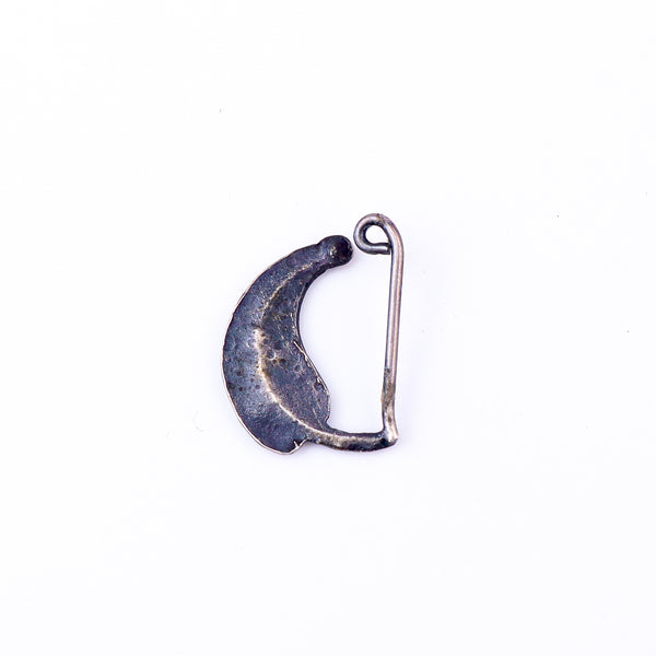 silver leaf nath left clip on