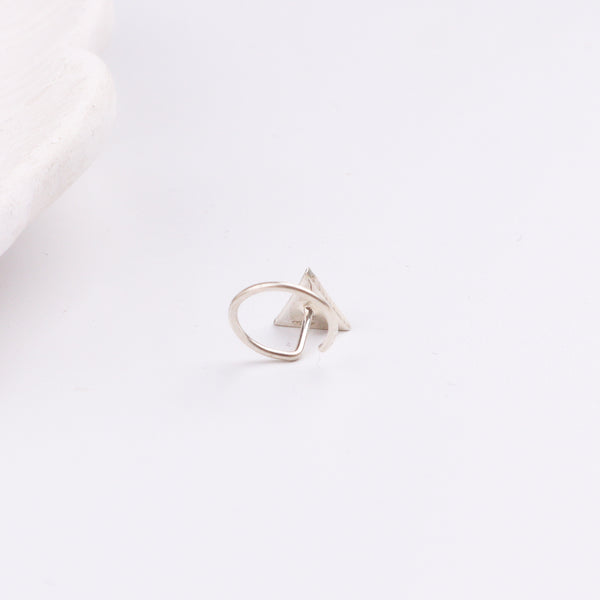 Triangle Nose pin ( Pierced )