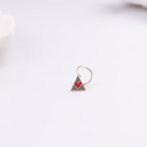 Triangle Nose pin ( Pierced )