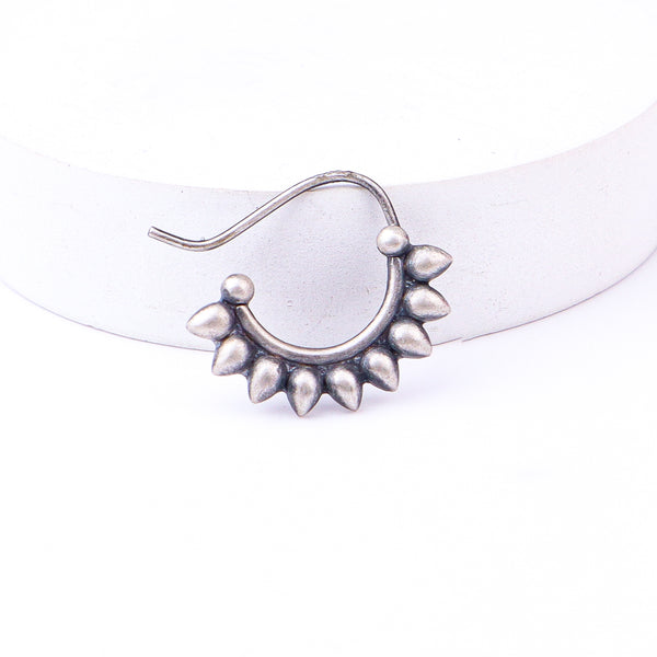 Petals Nath Left Pierced silver earring