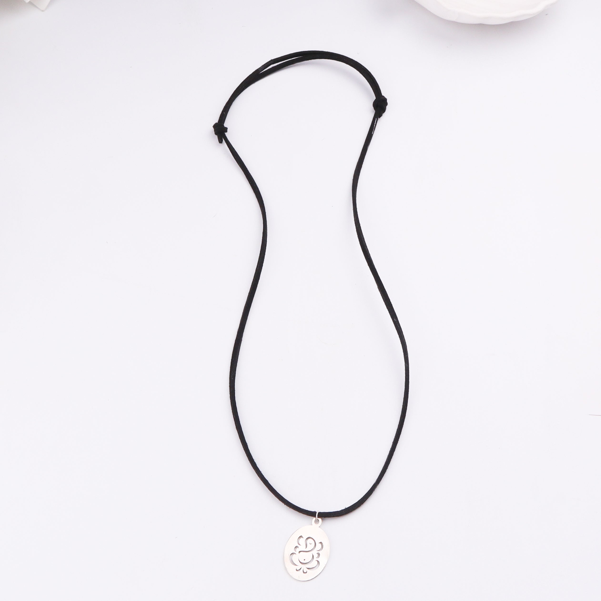 Silver Ganesha necklace for Men & Women