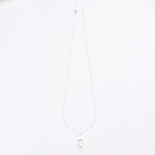 Ganesha Pendant with Silver Chain for Men