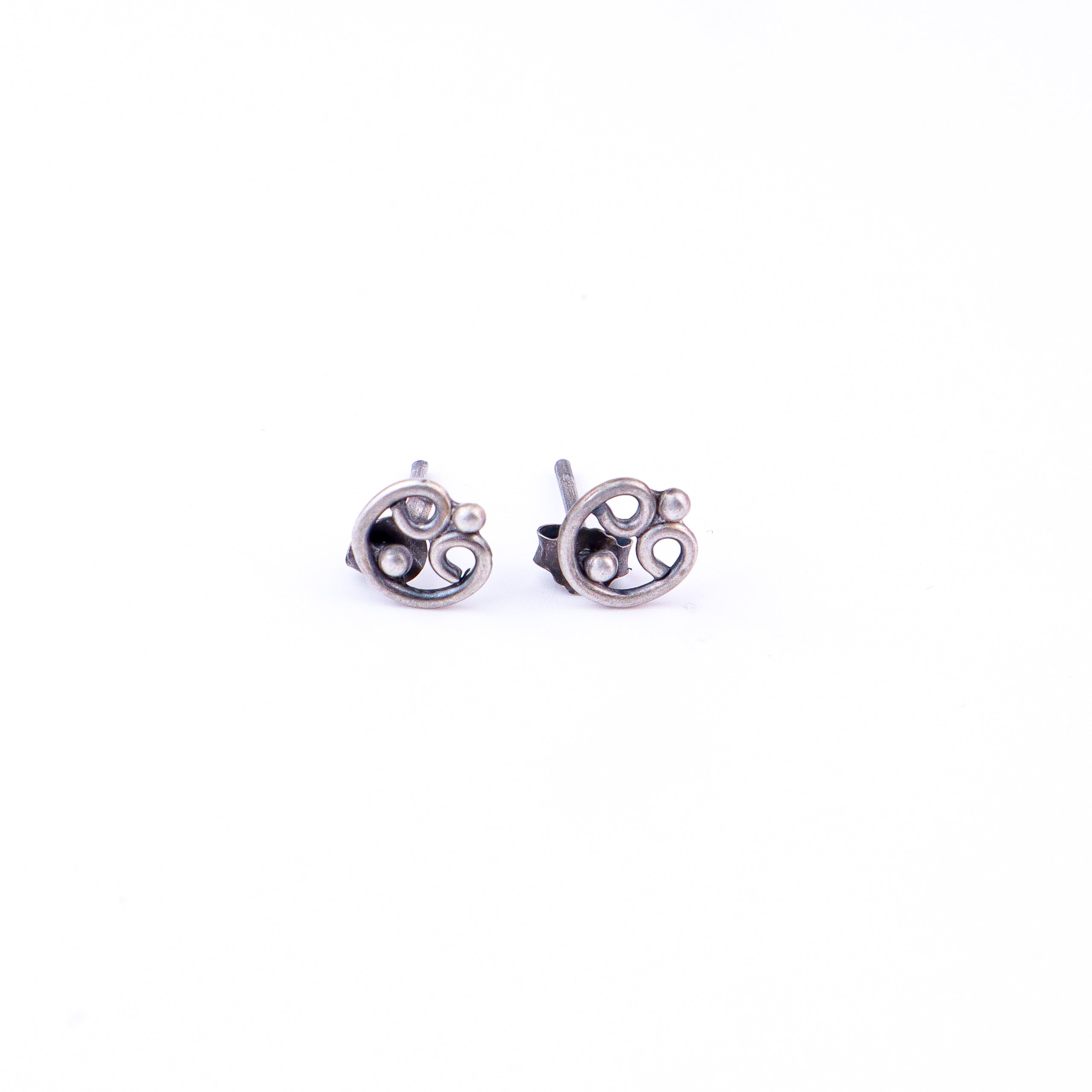 Oxidized Silver Delicate Gopadma Set