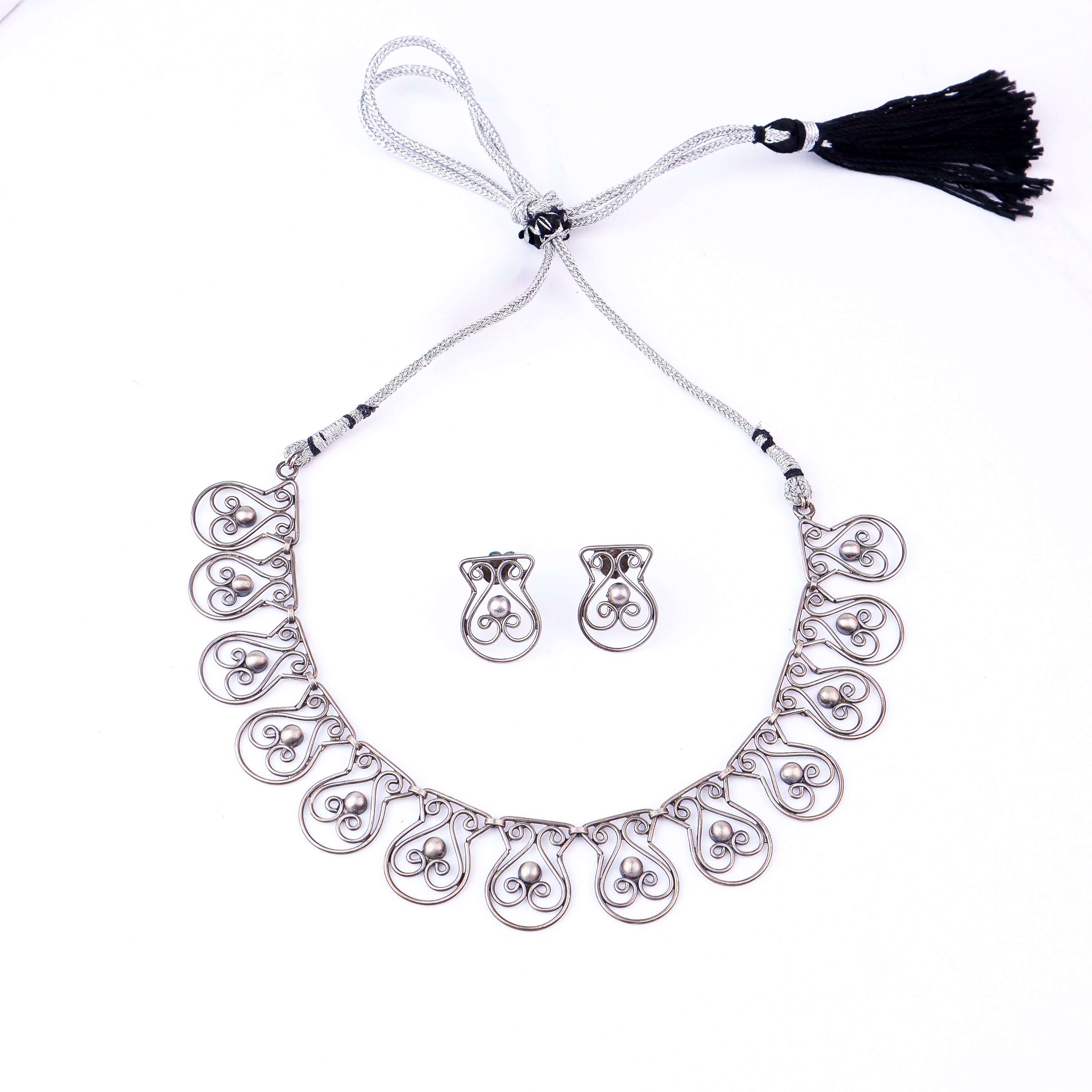 Silver Ghat (घडा) Nakshi set