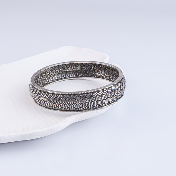 Antique Silver Bangle (Single)