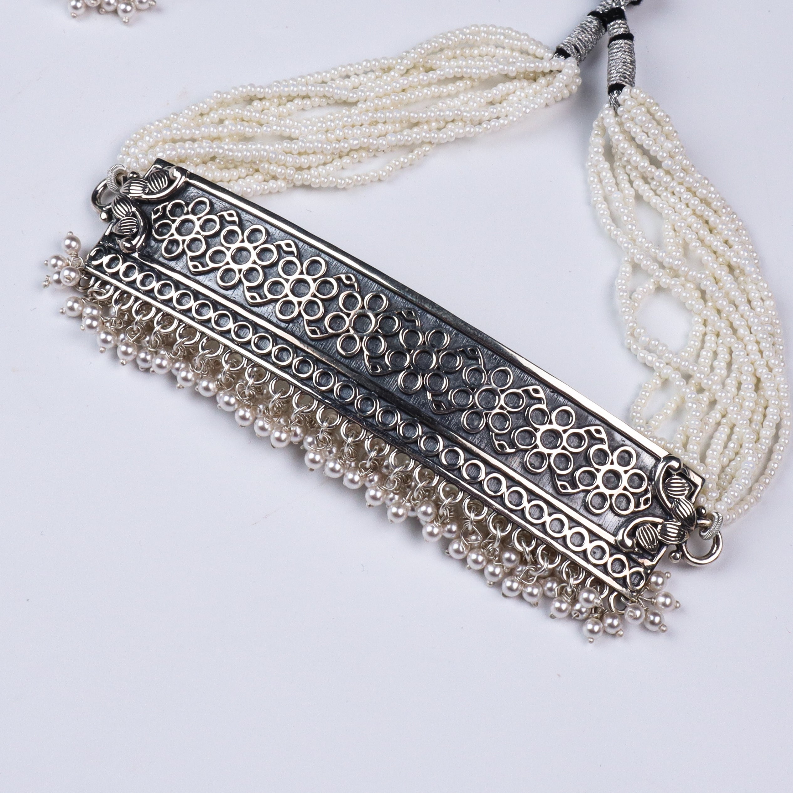 Bageecha Paithani Border Choker Set