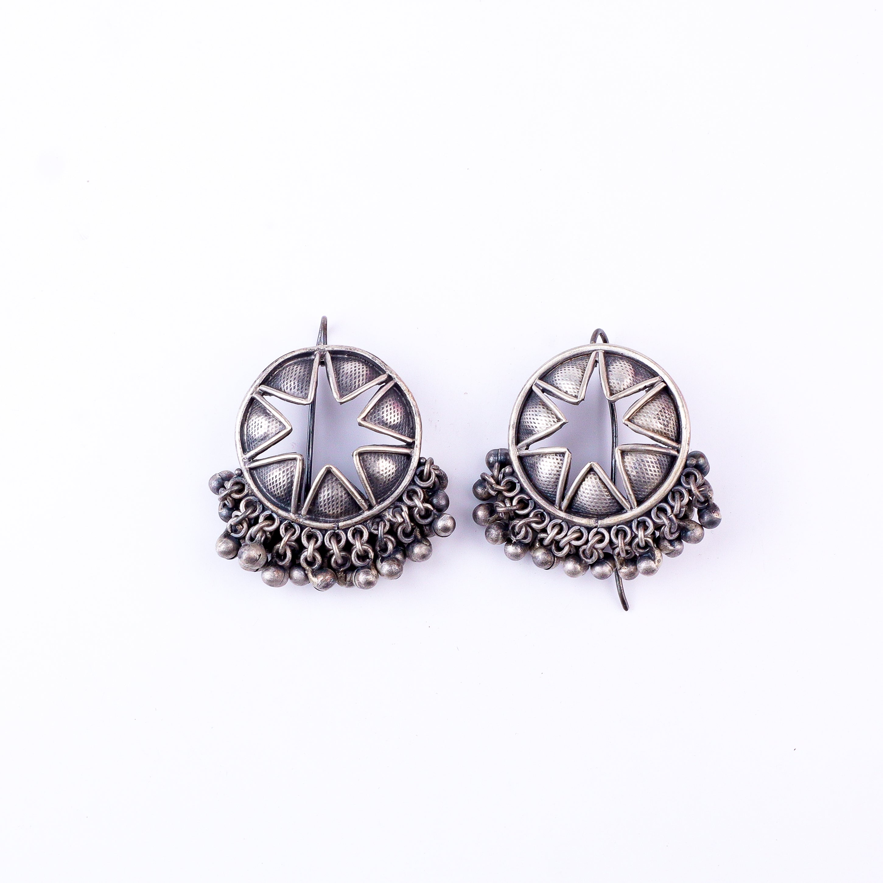 Silver Chakra with Pearls Set