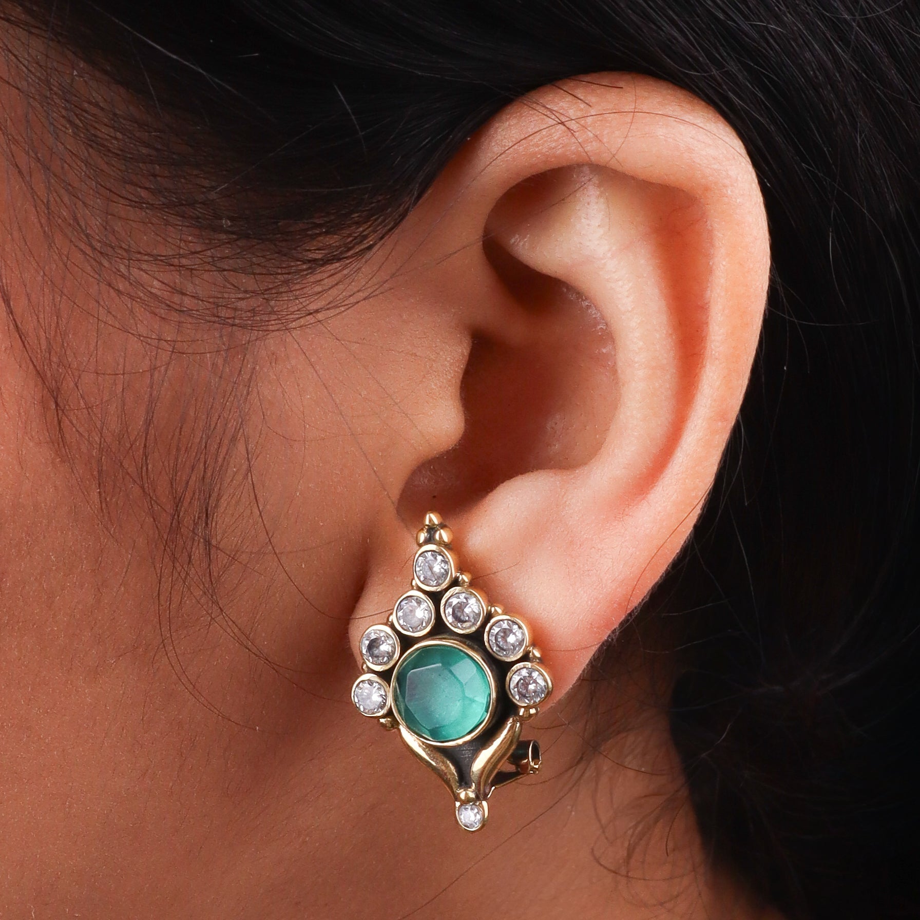 Brass Fashion Earring