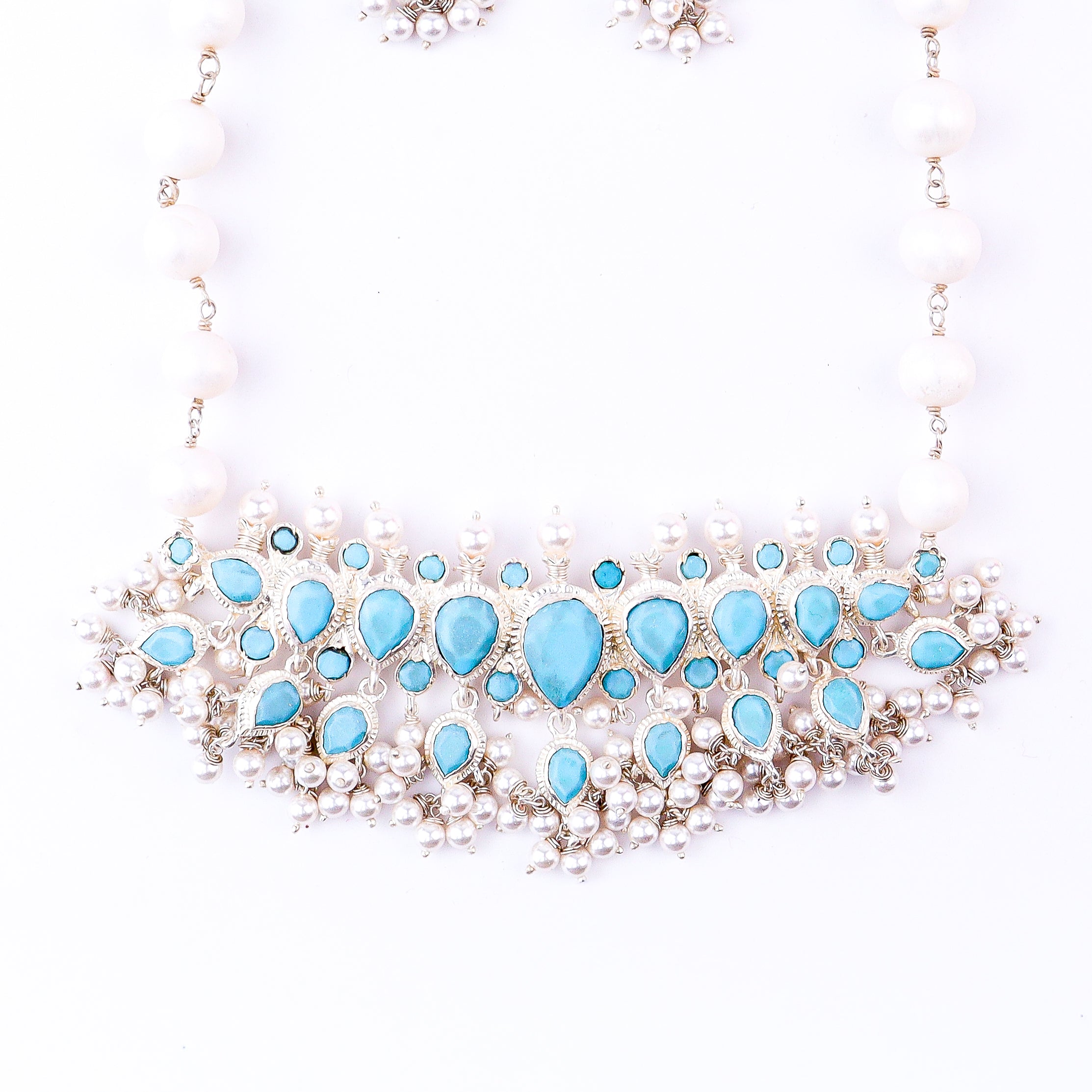 Turquoise Tanmani Set