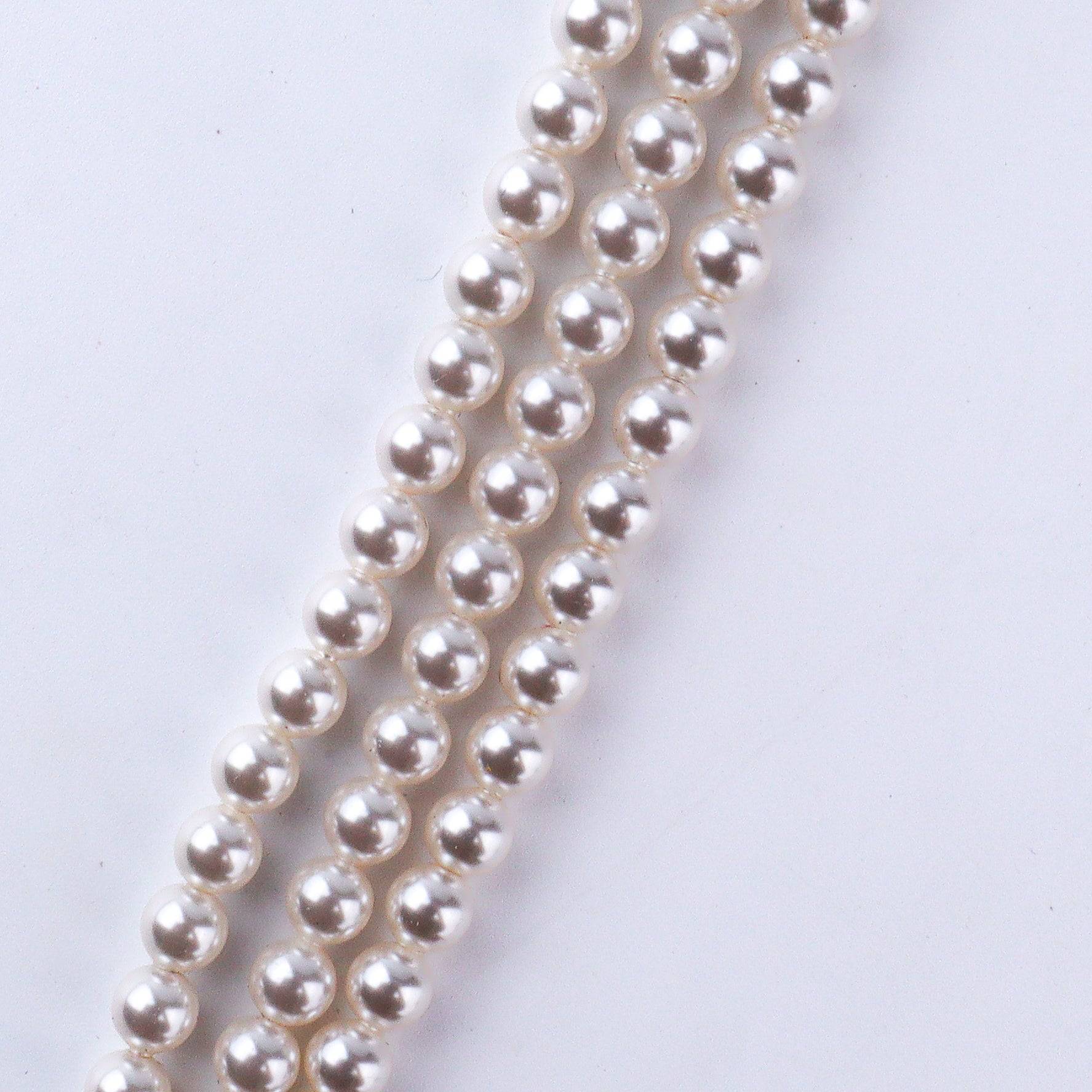 3 Layer Green Semi-precious Stone Pearl Neckalce | 92.5 Silver