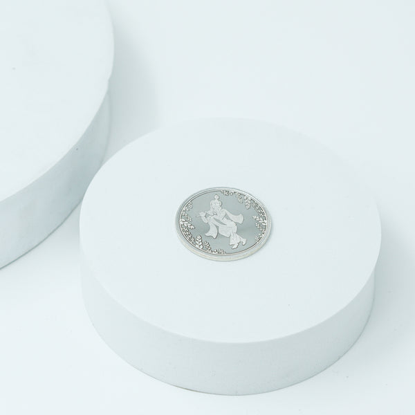 Silver Shree Krishna Coin - 10gm