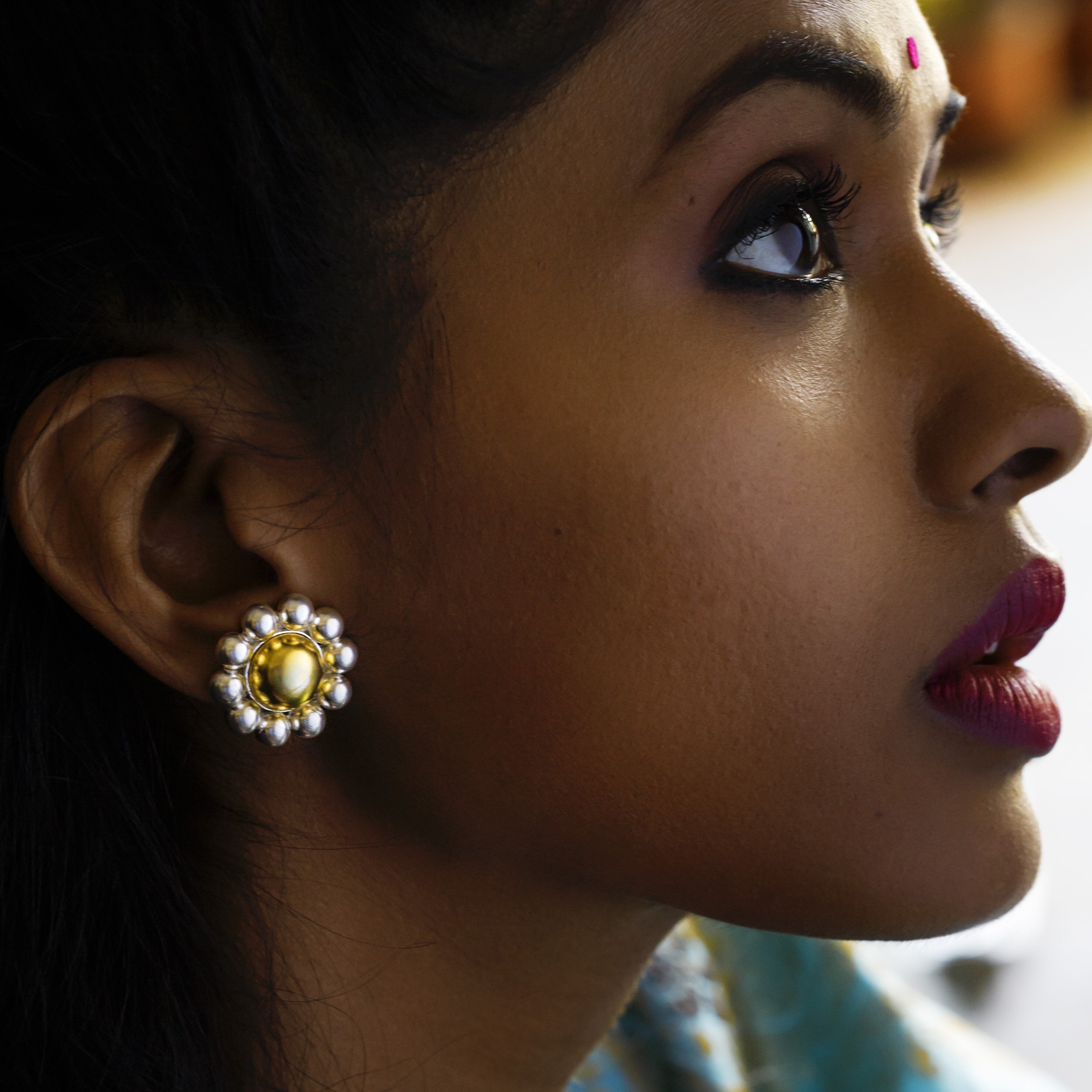 Swarna Rajat , Saaj Gath Earrings | 92.5 silver
