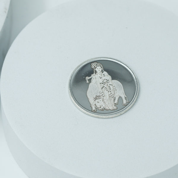 Silver Shree Krishna Coin - 10gm